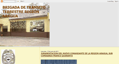 Desktop Screenshot of brigadadetransitoaragua.blogspot.com