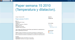 Desktop Screenshot of papersemana15temperaturaydilatacion.blogspot.com