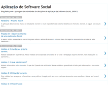 Tablet Screenshot of aplicacaosoftwaresocial.blogspot.com