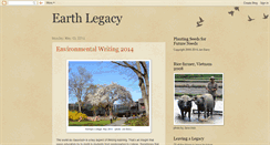 Desktop Screenshot of earthlegacy.blogspot.com