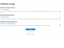 Tablet Screenshot of mondaymorninghealthyliving.blogspot.com