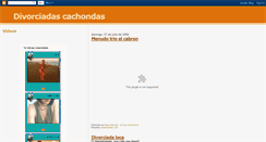 Desktop Screenshot of divorciadascachondas.blogspot.com