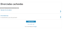 Tablet Screenshot of divorciadascachondas.blogspot.com
