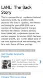 Mobile Screenshot of lanl-the-back-story.blogspot.com