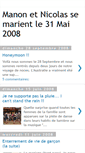 Mobile Screenshot of manon-et-nicolas-se-marient.blogspot.com
