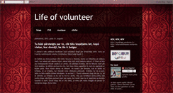 Desktop Screenshot of lifeofvolunteer.blogspot.com