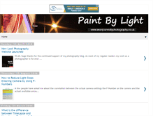 Tablet Screenshot of paintbylight.blogspot.com