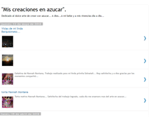 Tablet Screenshot of creacionesazucaradasbyclaudi.blogspot.com