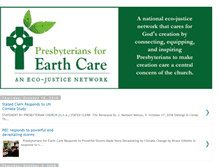 Tablet Screenshot of presbyearthcare.blogspot.com