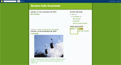 Desktop Screenshot of nuestrabellaguatemala.blogspot.com