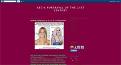 Desktop Screenshot of mediaportrayofthe21stcentury.blogspot.com