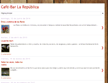 Tablet Screenshot of cafebarlarepublica.blogspot.com