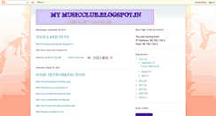 Desktop Screenshot of mymusicclub.blogspot.com