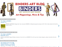 Tablet Screenshot of bindersart.blogspot.com