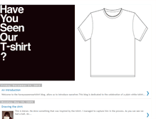 Tablet Screenshot of haveyouseenourtshirt.blogspot.com