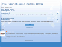 Tablet Screenshot of engineered-flooring-toronto.blogspot.com