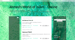 Desktop Screenshot of ahmed2004uk.blogspot.com