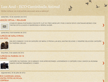 Tablet Screenshot of caminhadaanimal.blogspot.com