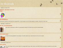 Tablet Screenshot of deslechtvalk.blogspot.com