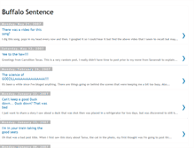 Tablet Screenshot of buffalosentence.blogspot.com