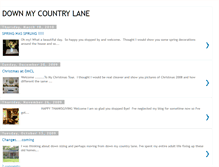 Tablet Screenshot of downmycountrylane.blogspot.com