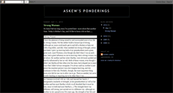 Desktop Screenshot of dwaskew.blogspot.com