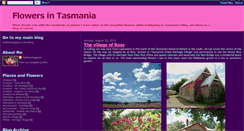 Desktop Screenshot of flowersintasmania.blogspot.com