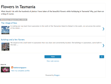 Tablet Screenshot of flowersintasmania.blogspot.com