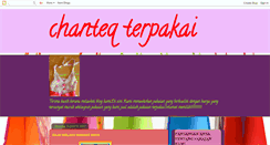 Desktop Screenshot of chanteqterpakai.blogspot.com