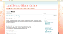 Desktop Screenshot of lagibelajarbisnis.blogspot.com