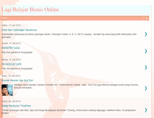 Tablet Screenshot of lagibelajarbisnis.blogspot.com