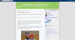 Desktop Screenshot of foodiestudent.blogspot.com