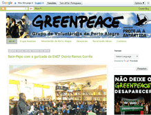 Tablet Screenshot of greenpeaceportoalegre.blogspot.com