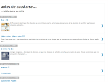 Tablet Screenshot of antesdeacostarse.blogspot.com