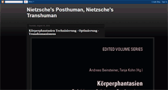 Desktop Screenshot of nietzschesposthuman.blogspot.com