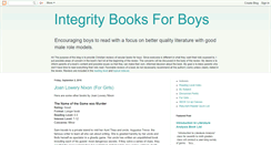 Desktop Screenshot of integritybooksforboys.blogspot.com