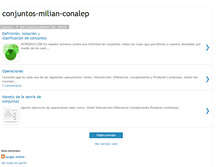 Tablet Screenshot of conjuntos-milian.blogspot.com