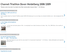 Tablet Screenshot of channel-triathlon.blogspot.com