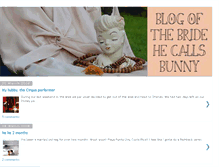 Tablet Screenshot of bunnybride0108.blogspot.com