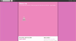 Desktop Screenshot of elainecris30.blogspot.com