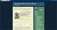 Desktop Screenshot of migracionhijos.blogspot.com