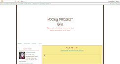 Desktop Screenshot of kookyprojectgal.blogspot.com