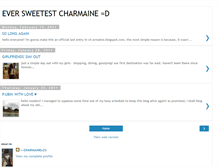Tablet Screenshot of ch-armaine.blogspot.com