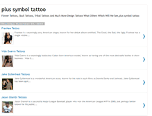 Tablet Screenshot of plus-symbol-tattoo.blogspot.com