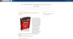 Desktop Screenshot of is-internet-wealth-scam.blogspot.com