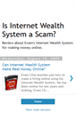 Mobile Screenshot of is-internet-wealth-scam.blogspot.com