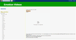 Desktop Screenshot of emotionvideos.blogspot.com