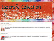 Tablet Screenshot of lazerafecollection.blogspot.com