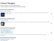 Tablet Screenshot of criticalthoughtsblog.blogspot.com