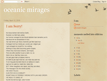 Tablet Screenshot of oceanicmirages.blogspot.com